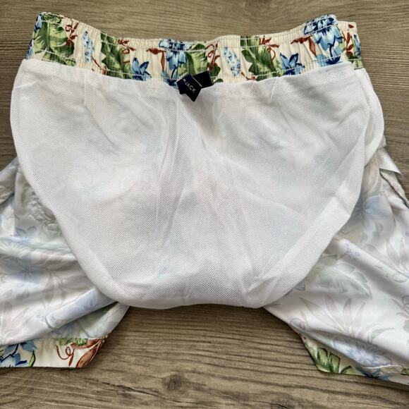 Janie & Jack Swim Trunks Boys Size 7 Hawaiian Tropical Built in Brief - Picture 10 of 12